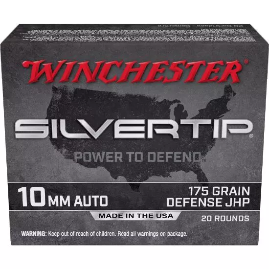 10MM WINCHESTER SILVERTIP 175GR, 20RD BOX