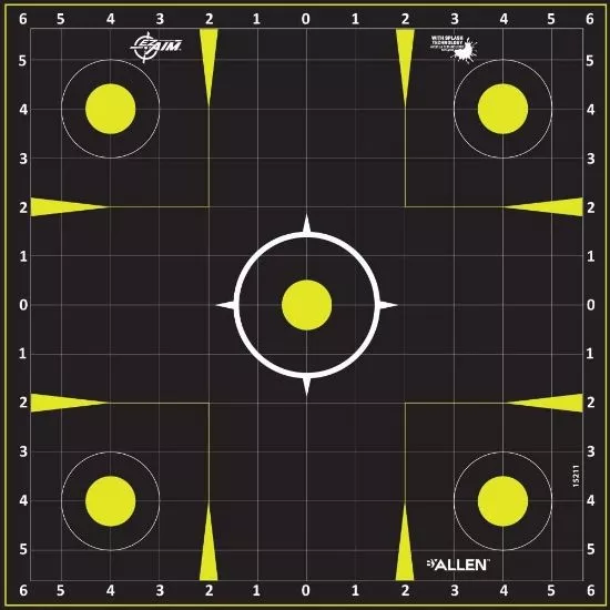 12-PACK EZ-AIM SPLASH TARGETS 12X12 INCH