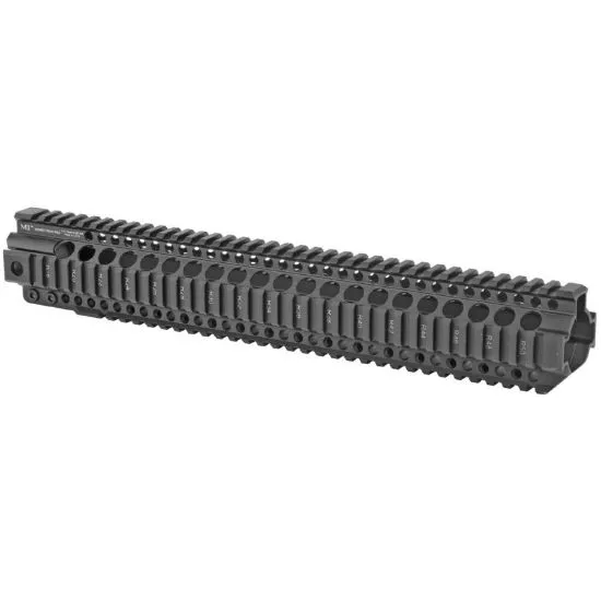 15" FREE FLOAT QUAD RAIL HANDGUARD, INCLUDES BARREL NUT, MIDWEST INDUSTRIES