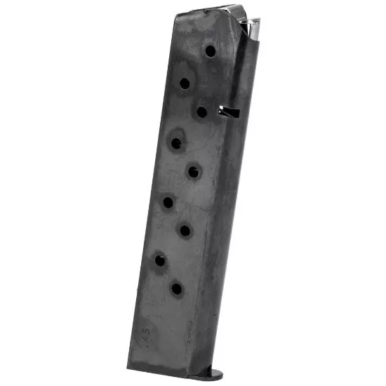 1911 FULL SIZE .45ACP 10RD BLUED MAGAZINE, MEC-GAR