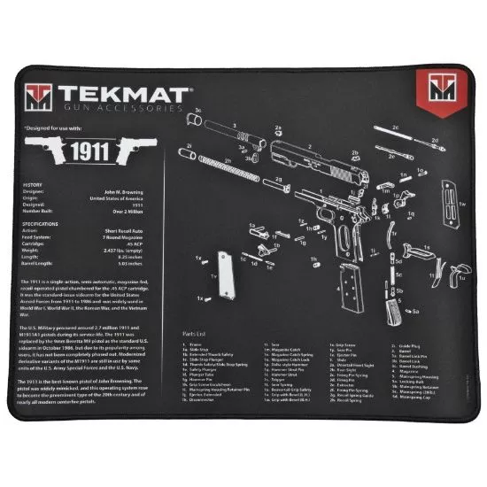 1911 ULTRA PREMIUM GUN CLEANING & REPAIR MAT BY TEKMAT