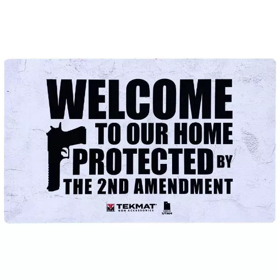 2ND AMENDMENT TEKMAT WORK MAT / DOOR MAT, 25x42