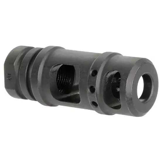 .357 TWO CHAMBER MUZZLE BRAKE, 5/8X24, MIDWEST INDUSTRIES