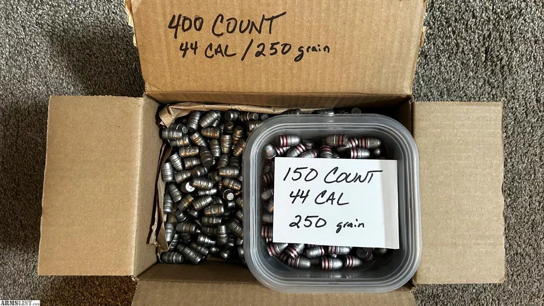 44 caliber bullets for reloading near Obetz, Columbus, OH
