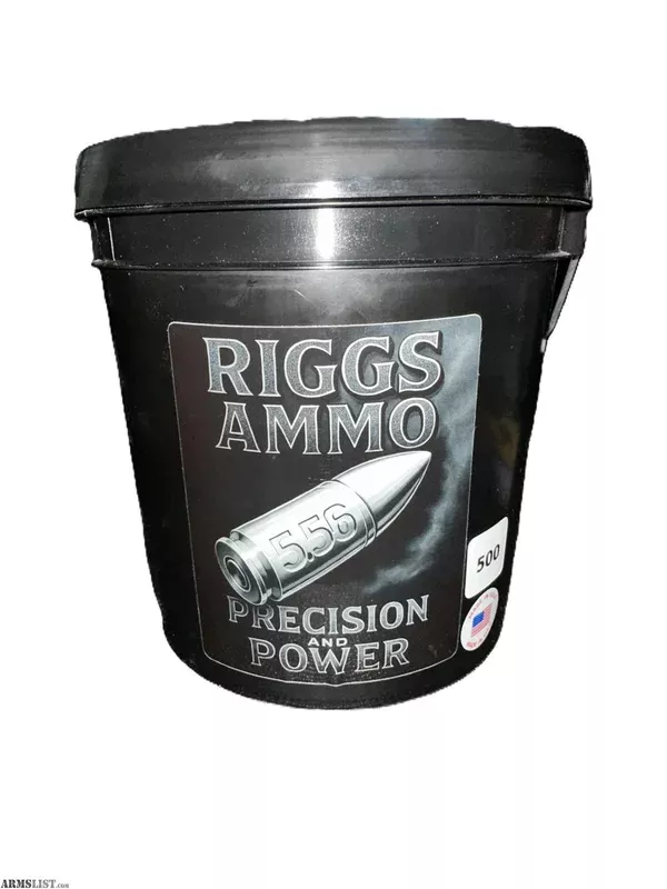 5.56 BULLET BUCKET – 500 COUNT – 55 GRAIN from Riggs Firearms LLC near Mesquite, Dallas, TX