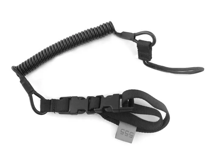 555 Pistol Lanyard w/loop and 2 Fastex