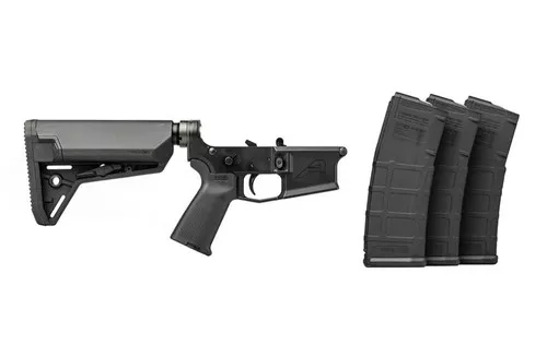 Aero Precision-M4E1 Complete Lower - Magpul Stock, Geissele S3G, Pmags