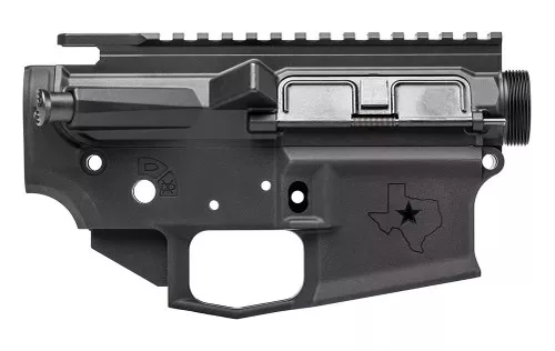Aero Precision - M4E1 Threaded Assembled Receiver Set, Special Edition: Texas - Anodized Black