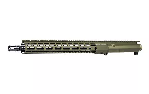 Aero Precision - M4E1 Threaded Complete Upper - 16" - 5.56 - MID-LENGTH Barrel - 15" ATLAS R-ONE M-LOK - ODG ANODIZED