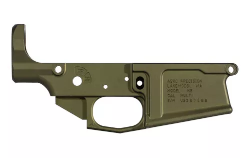 Aero Precision M5 Stripped Lower Receiver - OD Green Anodized