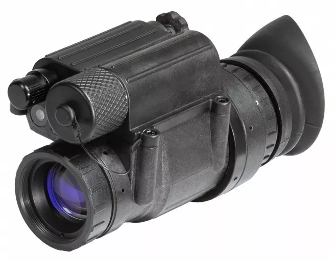 AGM PVS-14E NW1 Night Vision Monocular Gen 2+ Level 1 P45-White IIT Black