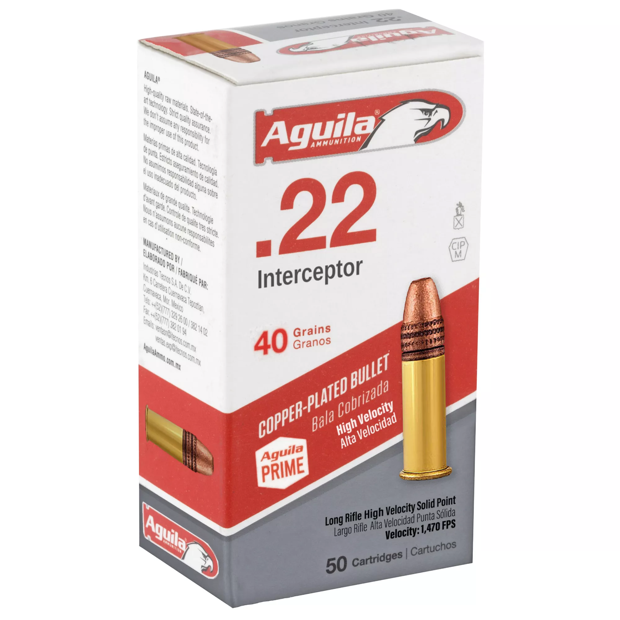 Aguila 22lr Interceptor 40gr 50/1000