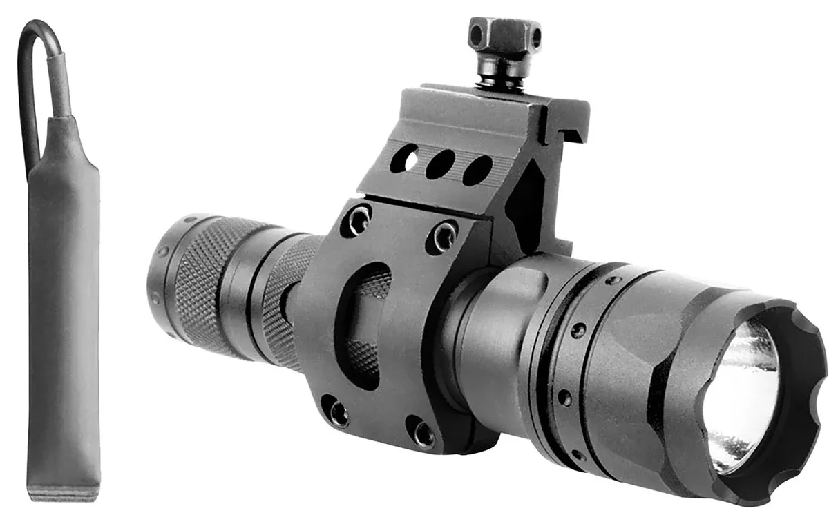 Aim Sports FHD500B FlashlightBlack Anodized 500 Lumens White CREE LED