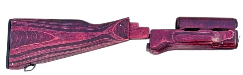 AK-47/74 AKM WBP Red Classic Laminate Wood Stockset
