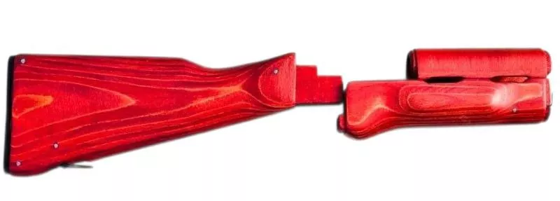 AK-47/74 AKM WBP Ruby Red Laminate Wood Stockset