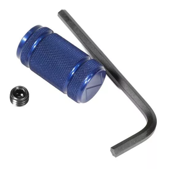 AK EXTENDED CHARGING HANDLE, BLUE, CRH CUSTOMS / CIRCLE 10 AK