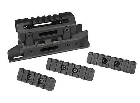 AKSU "Krink" Handguard by GPN. Cerakoted, Armor Black