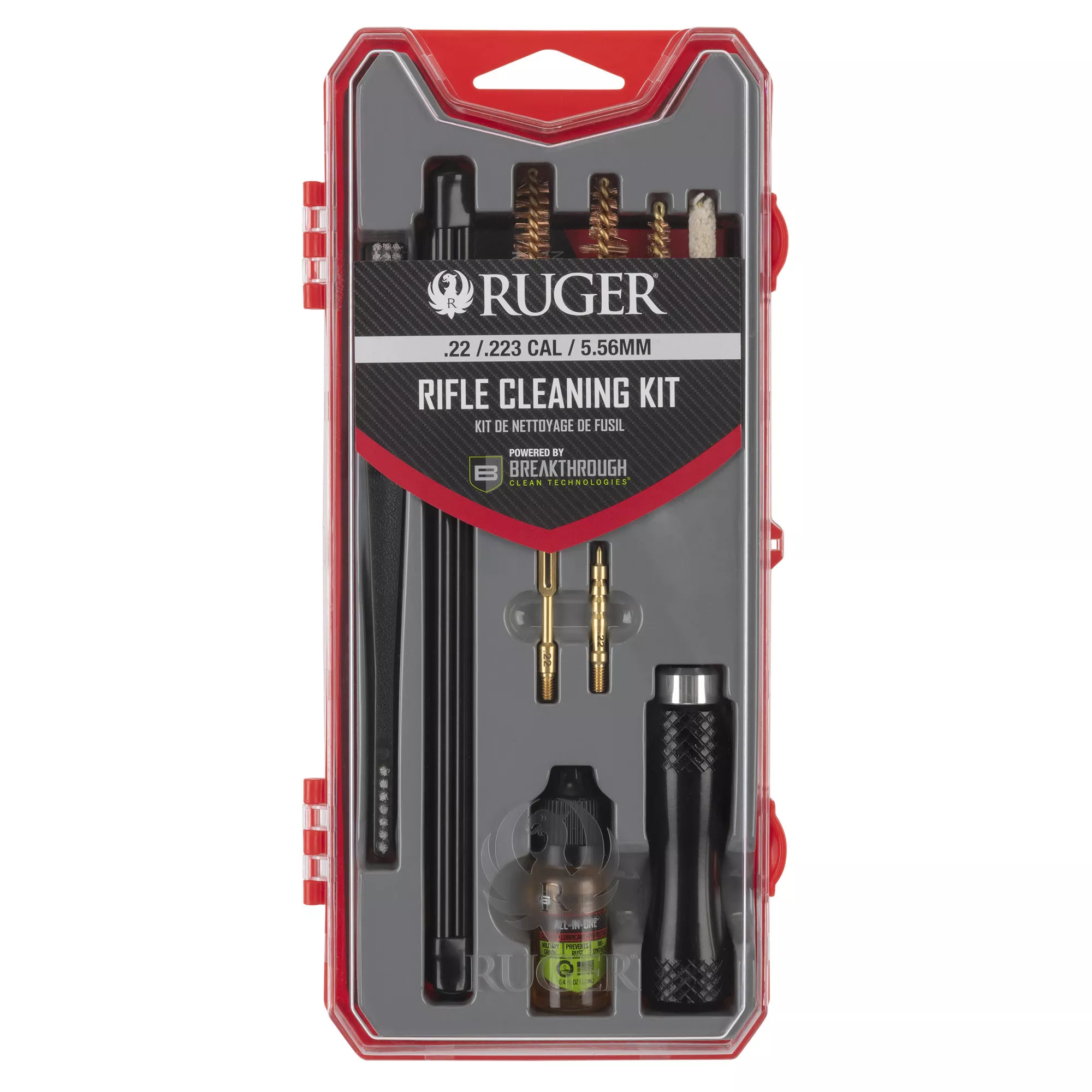 Allen AR-15 Cleaning Kit 5.56mm/223Rem Red/Gray