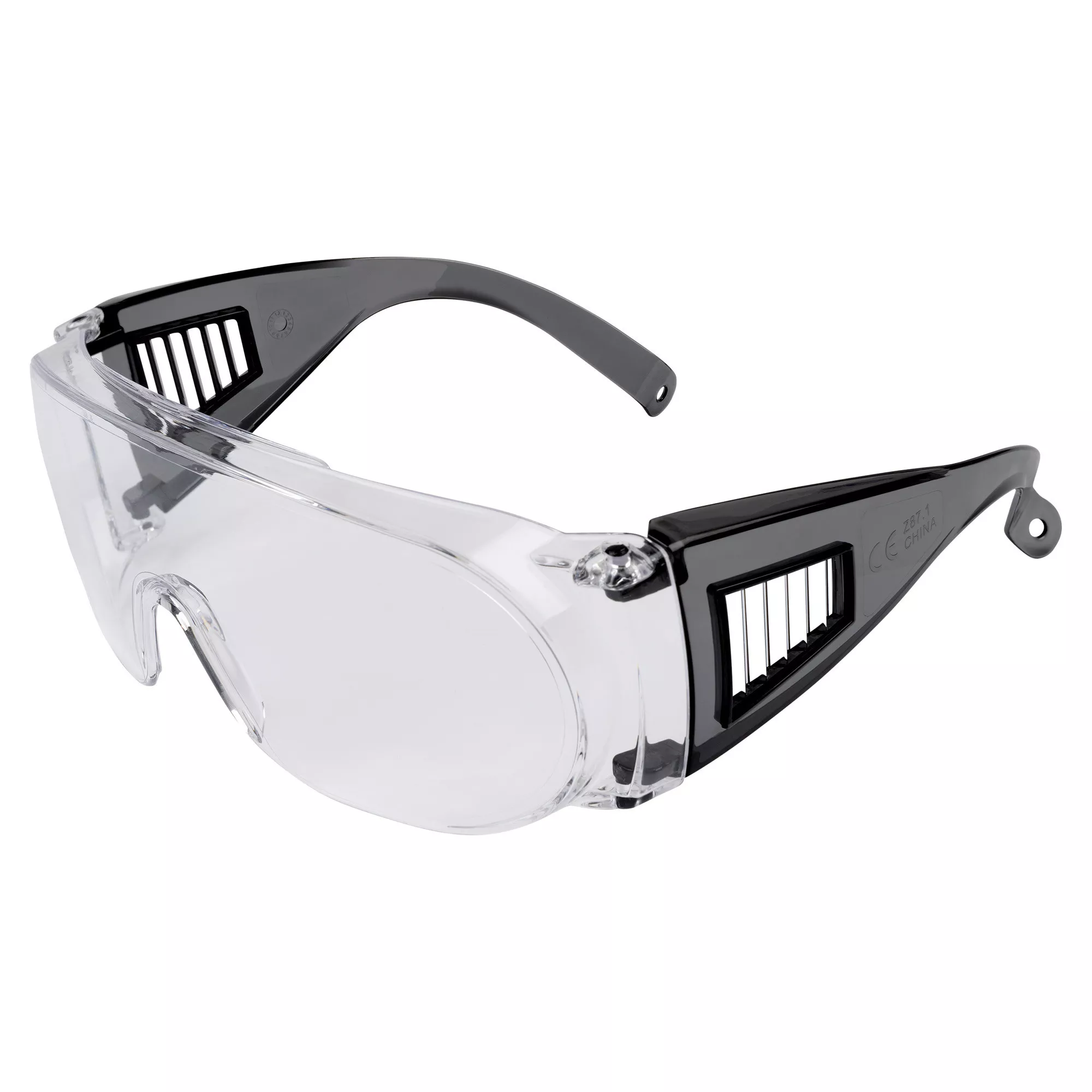 Allen ULTRX fit Over Safety Glasses Gray Frame w/Clear Lens