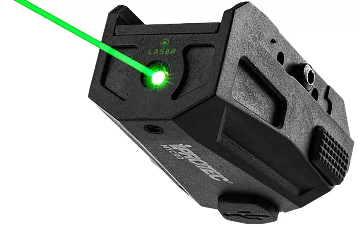 Alliance Consumer Group IPRLSR0002 Mycro Rail Mount Green LaserMatte Black
