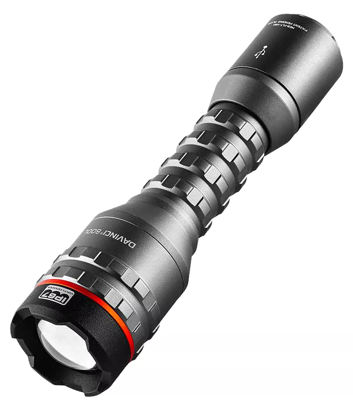 Alliance Consumer Group NEBFLT1063 Davinci 800L FlashlightGray 100/400/800 Lumens White LED