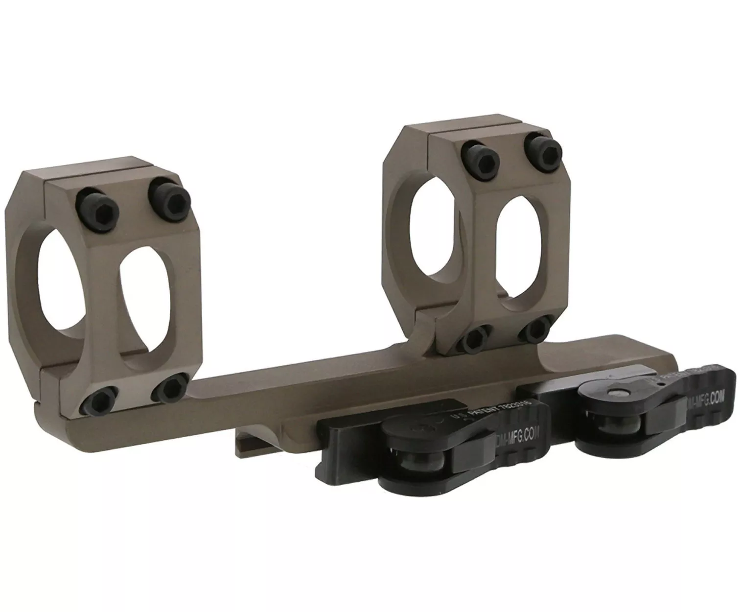 American Defense Recon 30mm Scope Mount w/QD Auto Lock Lever System FDE