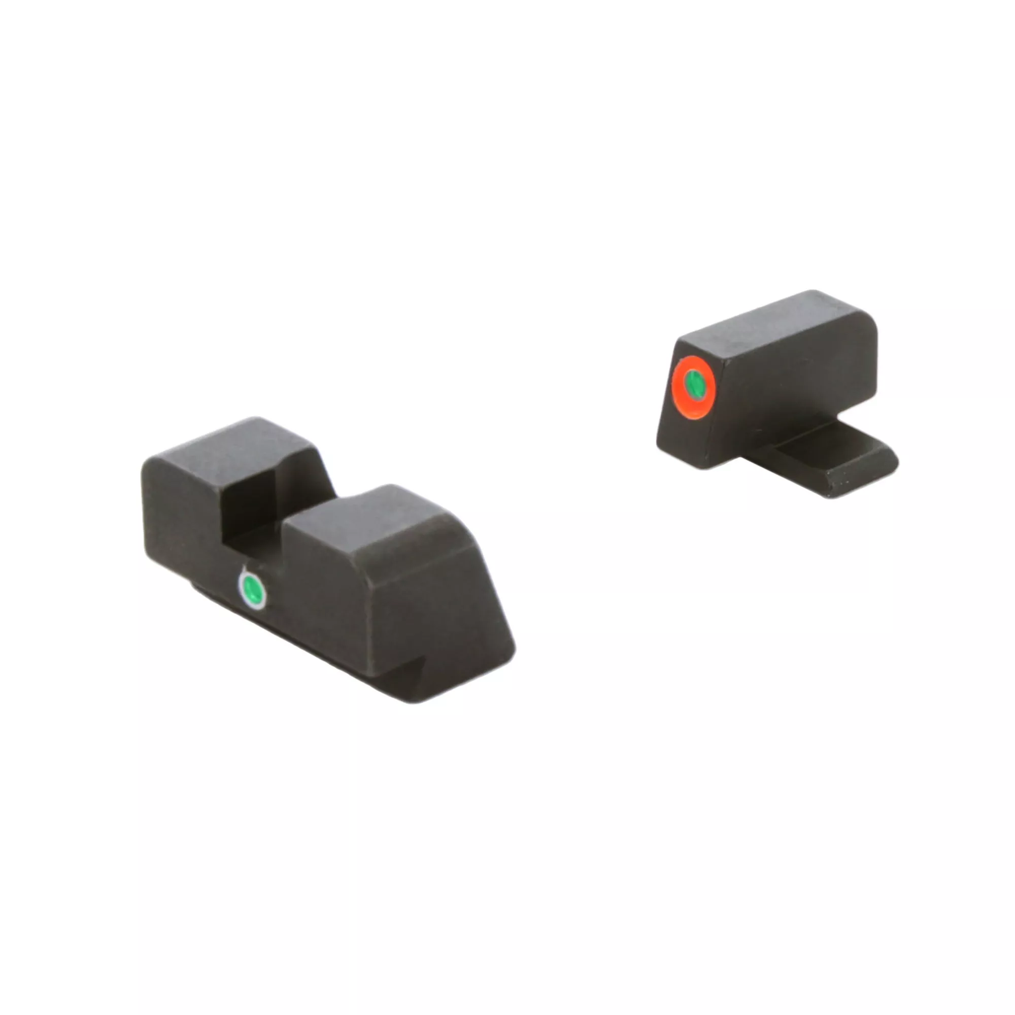 AmeriGlo I-Dot Single Dot Night Sight FN High Power Green/Orange Outline Green Rear