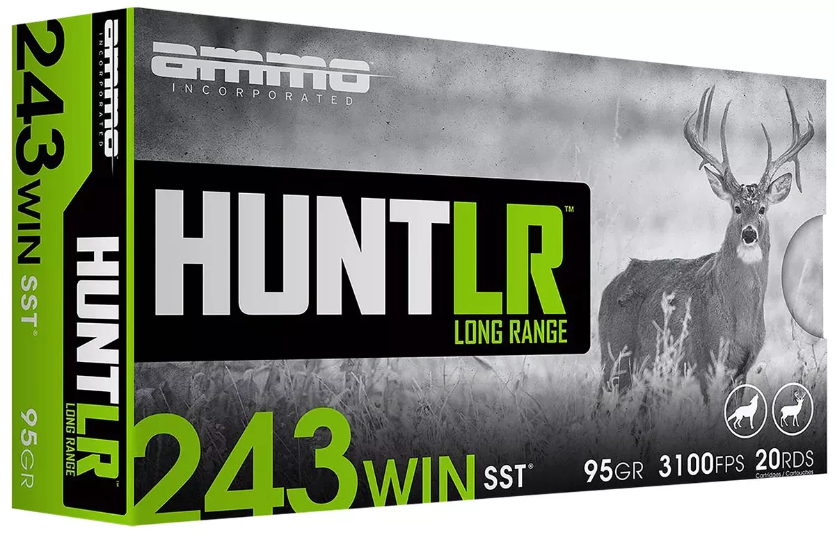 Ammo Inc 243W095SSTA20 Signature243 Win 95 gr Super Shock Tip (SST) 20 Per Box/10 Cs