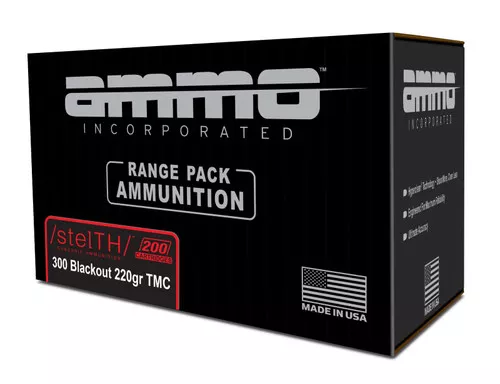 Ammo Inc. 300 Blackout 220gr Stelth TMC Ammo - 200rds