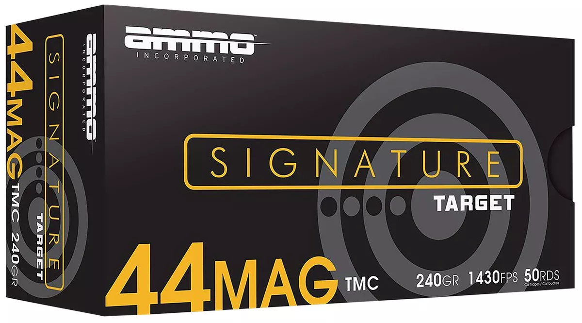 Ammo Inc 44240TMCA50 Signature44Rem Mag 240gr Total Metal Case 50 Per Box/20 Case