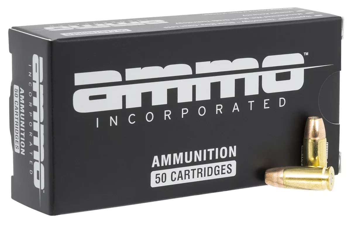 Ammo Inc 9115JHPSRR50 Signature9mm Luger 115 gr Sierra Match Jacket Hollow Point (SMJHP) 50 Per Box/20 Cs