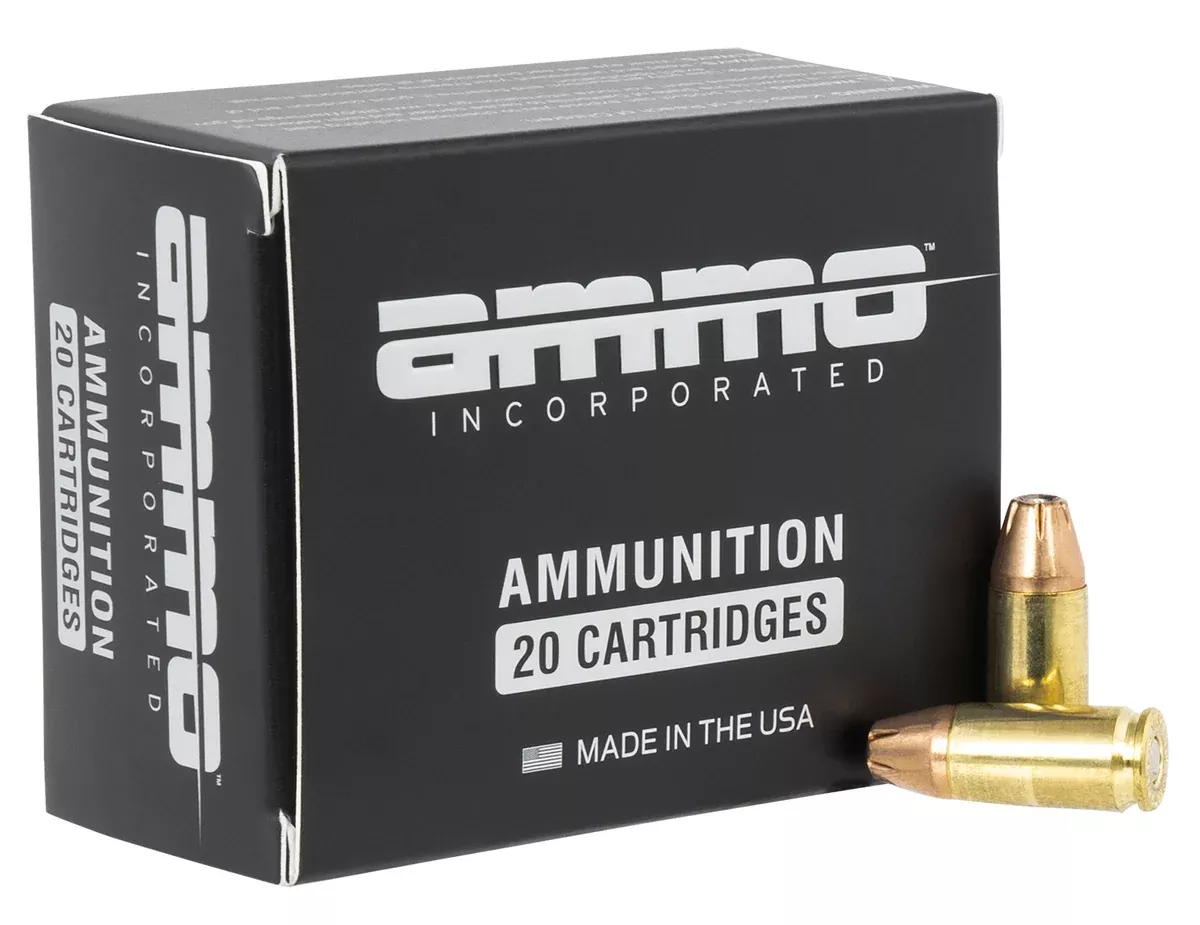 Ammo Inc 9124JHPA20 Signature9mm Luger 124 gr Jacketed Hollow Point (JHP) 20 Per Box/10 Cs