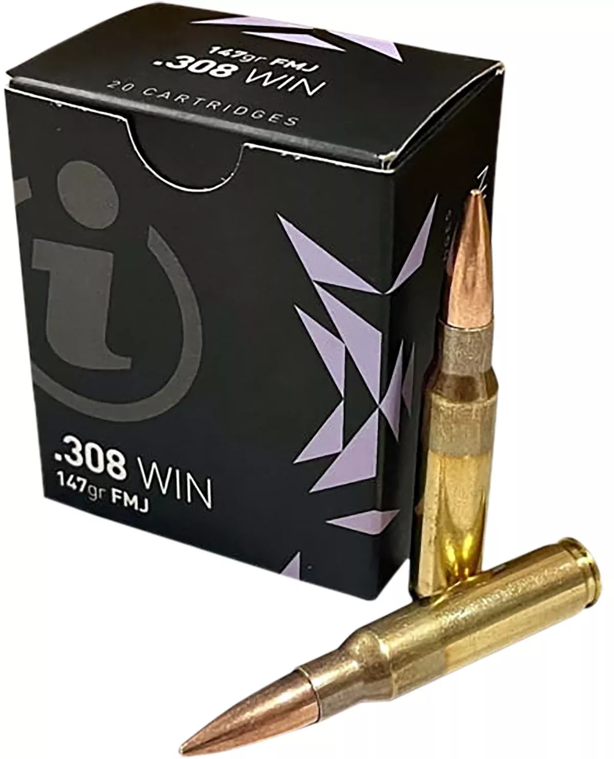Ammo Inc IGMAN30820 Igman308Win 147gr Full Metal Jacket 20 Per Box/50 Case