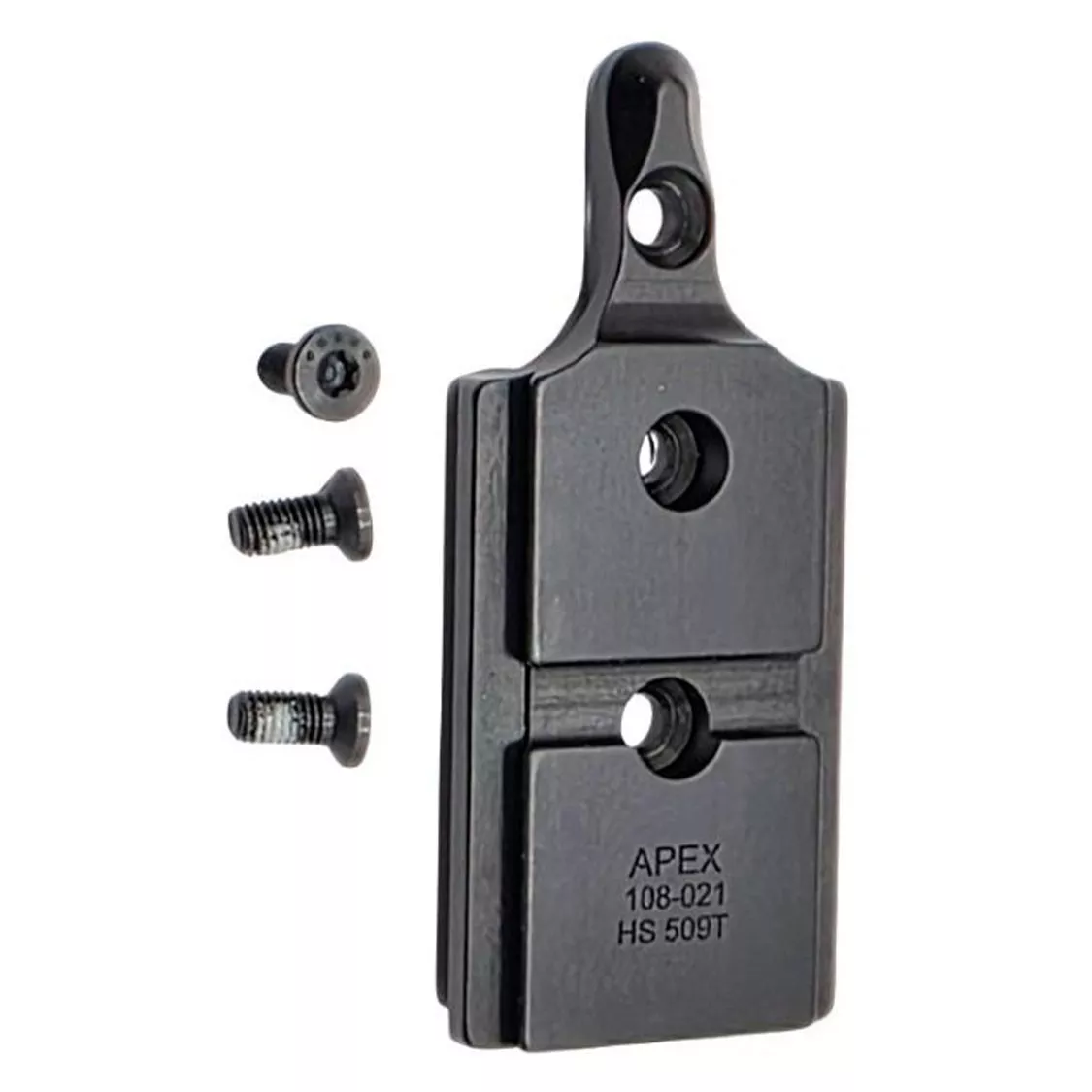 Apex S&W Revolvers Optic Mount for Holosun 509T Black