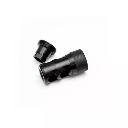 Area 419 Hellfire 2P-Self Timing Muzzle Brake w/ Adapter 9mm 1/2-28
