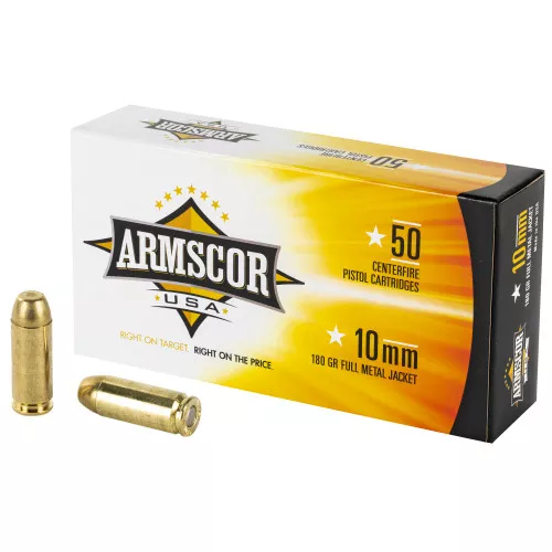Armscor - 10MM 180 Grain Full Metal Jacket - 50 Round Box
