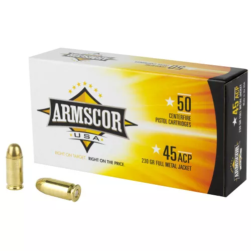 Armscor -45 ACP 230 Grain Full Metal Jacket - 50 Rds