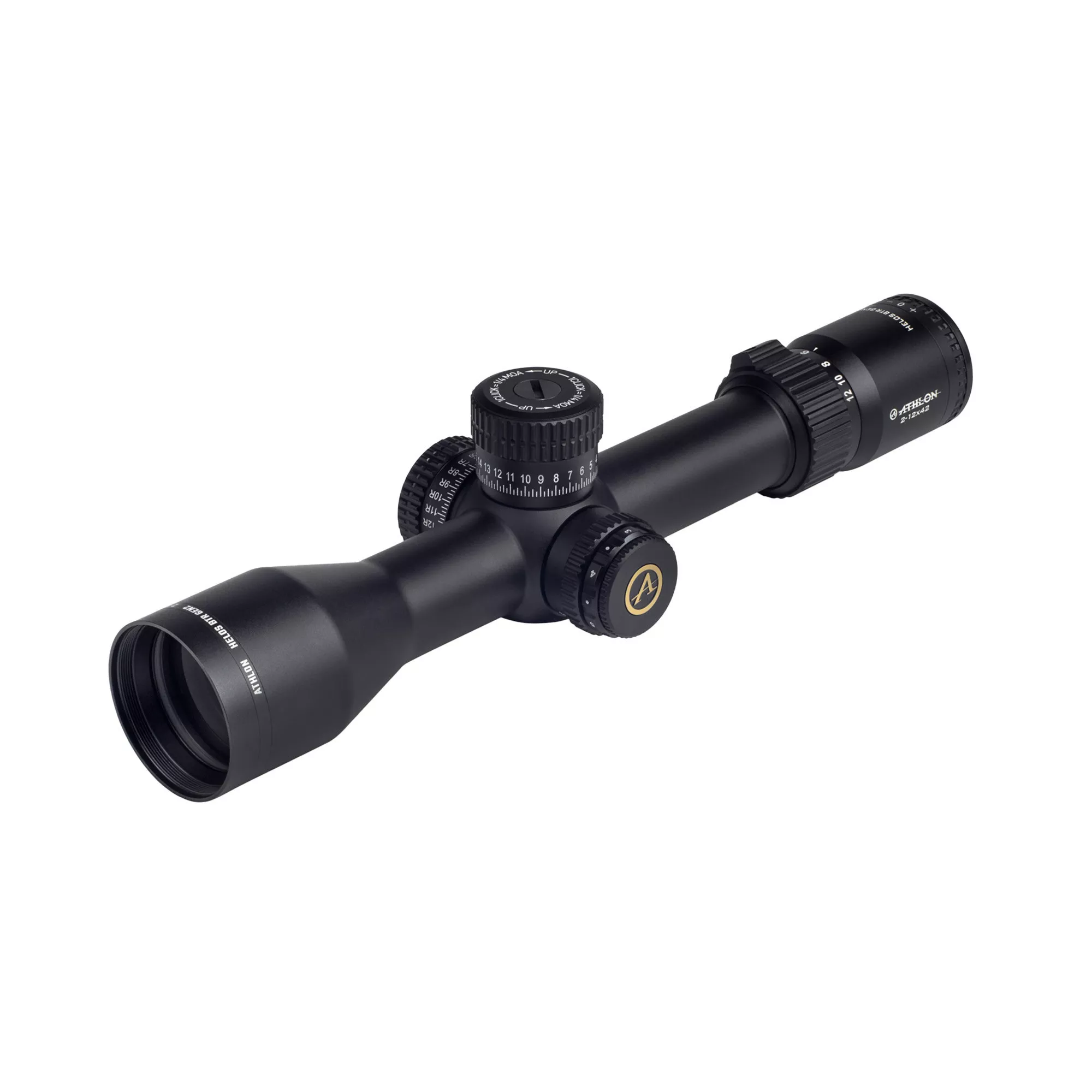 Athlon Helos BTR Gen2 HD Rifle Scope 2-12X42mm AHMR2 Reticle FFP Black