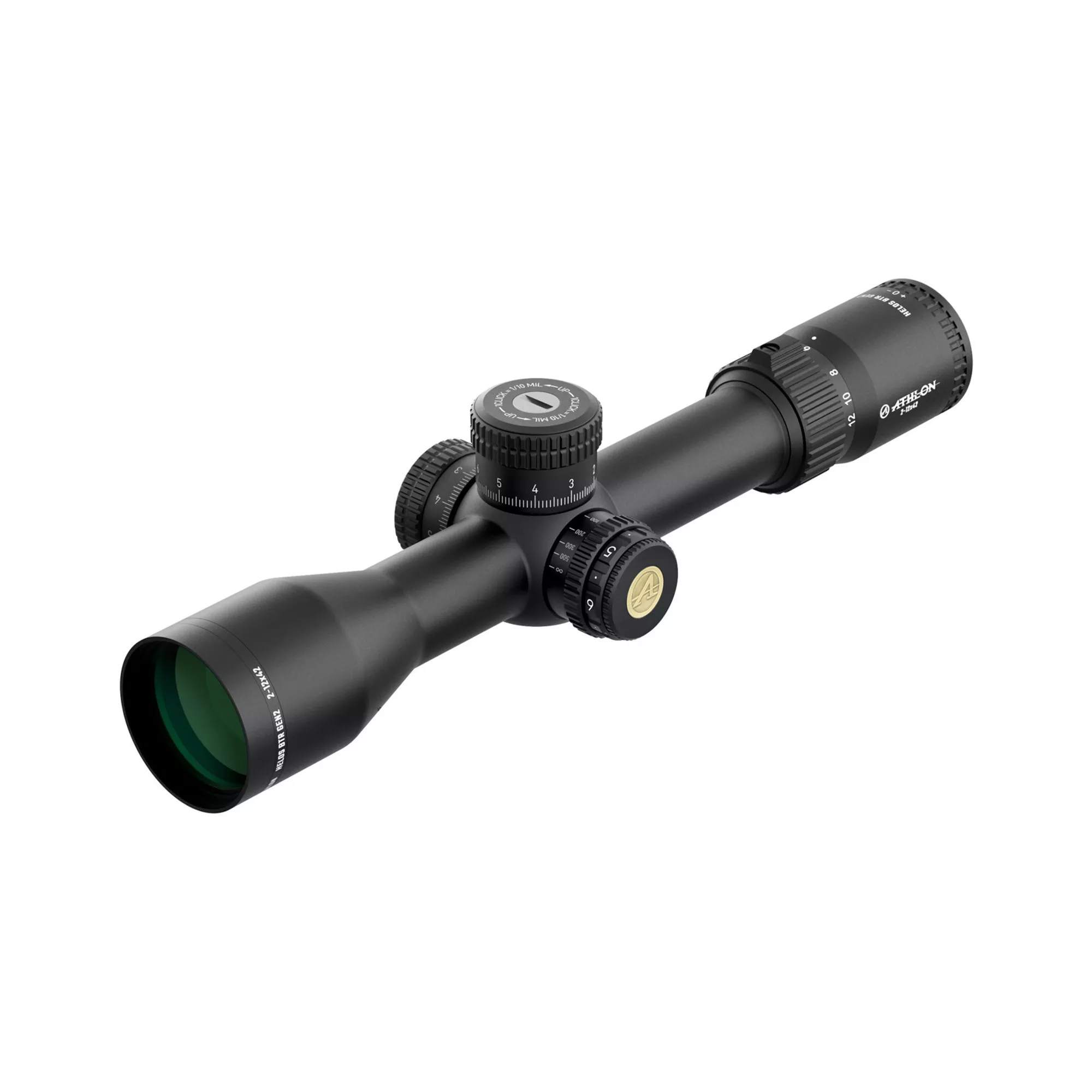 Athlon Helos BTR Gen2 Rifle Scope 2-12X42mm AHMR2 Reticle FFP Black