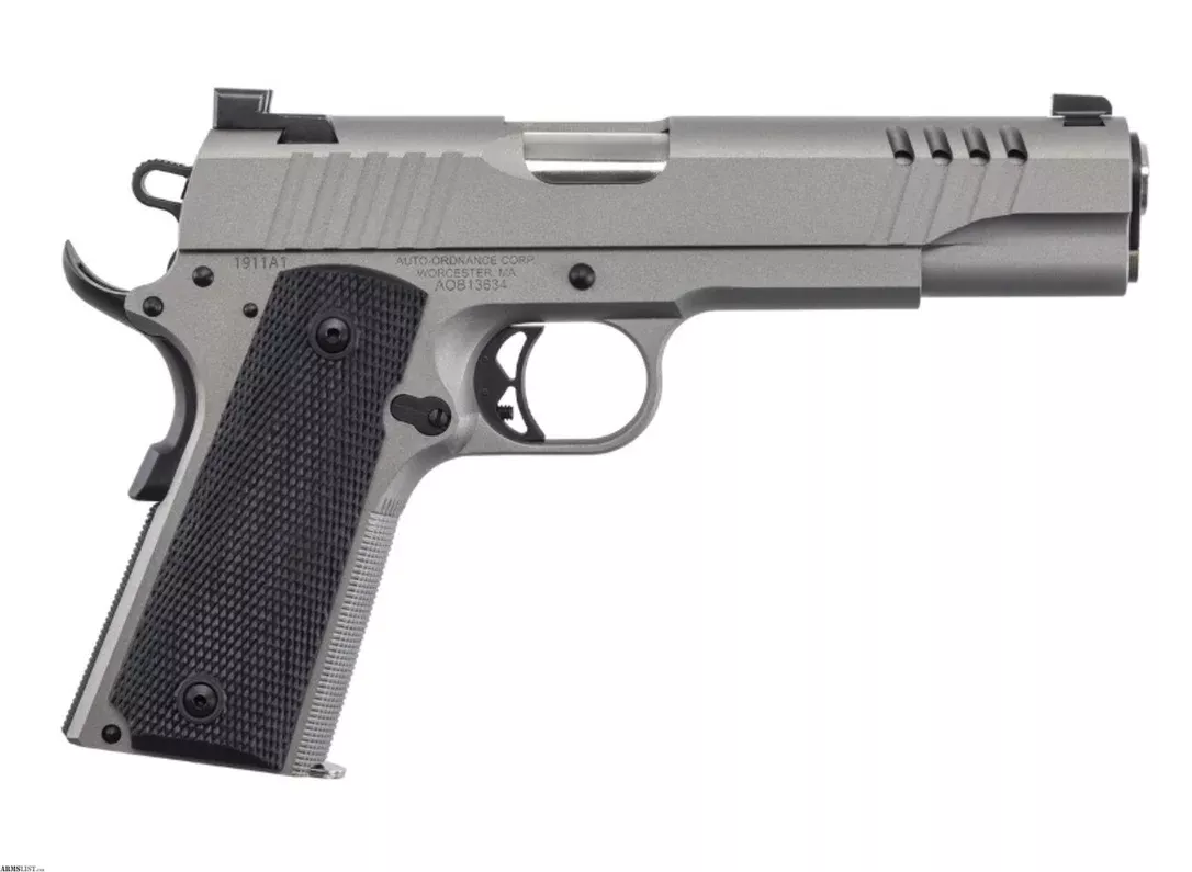 Auto Ordnance 1911-A1 .45 ACP 5 Inch Savage Stainless Cerakote 1911TCAC6N from ELK CO AMMO&ARMS INC near Saint Marys, Pennsylvania, USA