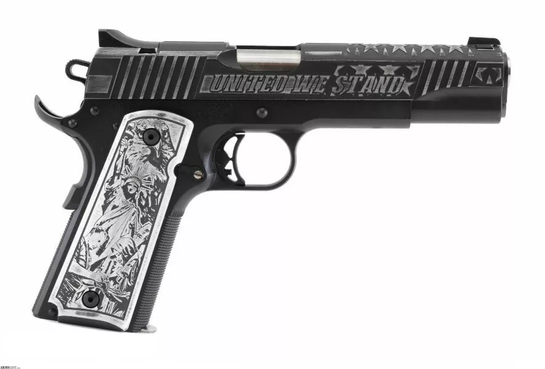 Auto-Ordnance 1911-A1 United We Stand .45 ACP 5 Inch 7 Rds 1911TCAC5 from ELK CO AMMO&ARMS INC near Saint Marys, Pennsylvania, USA