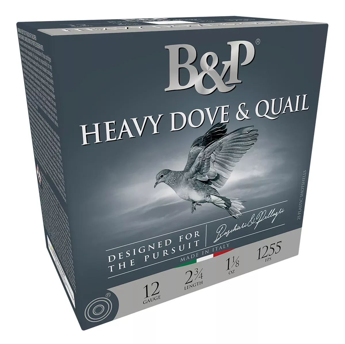 B&P 12B18D6 Heavy Dove & Quail12Gauge 2.75" 1 1/8oz 6Shot 25 Per Box/10 Case
