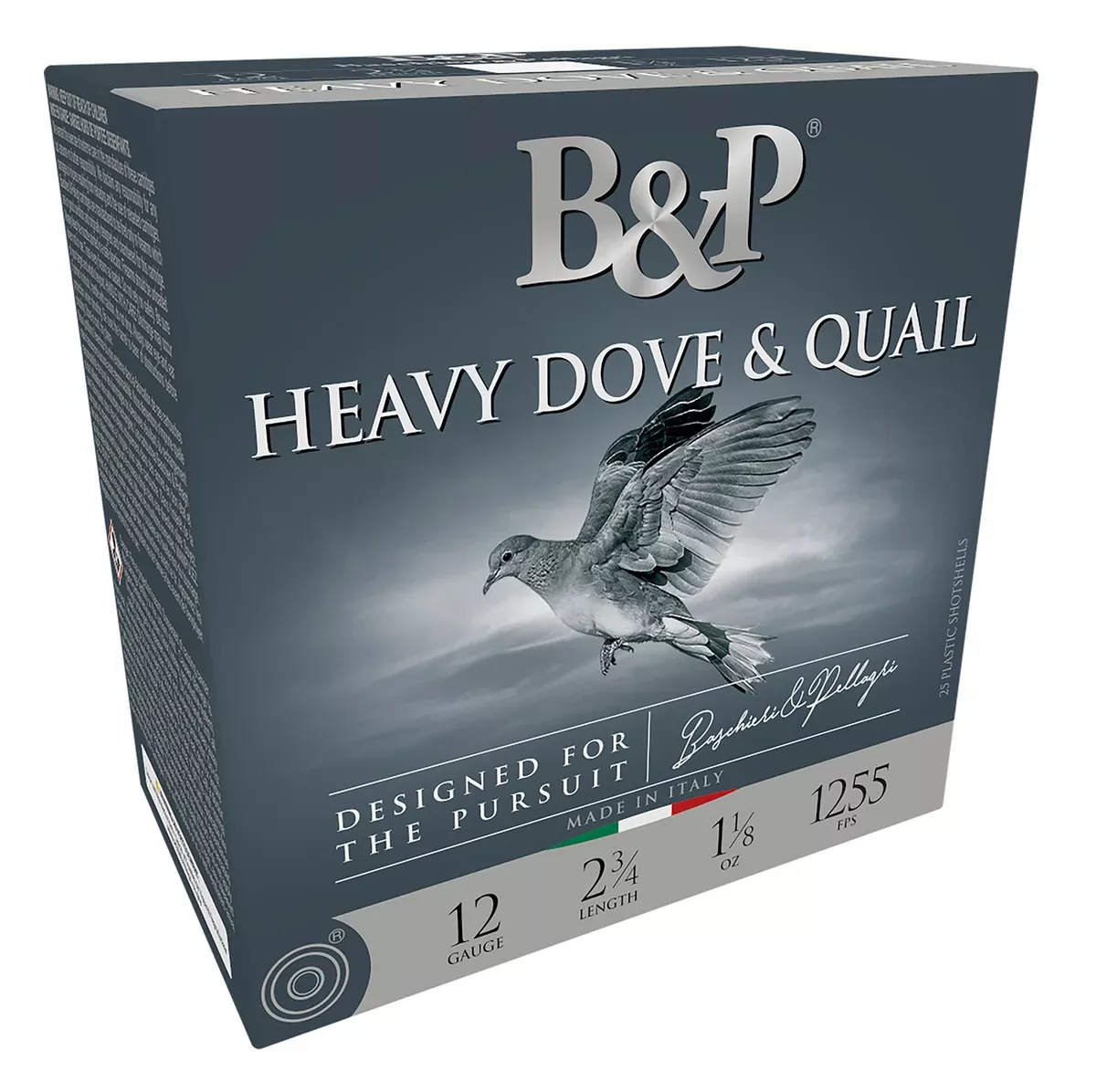 B&P 12B18D75 Heavy Dove & Quail12Gauge 2.75" 1 1/8oz 7.5Shot 25 Per Box/10 Case