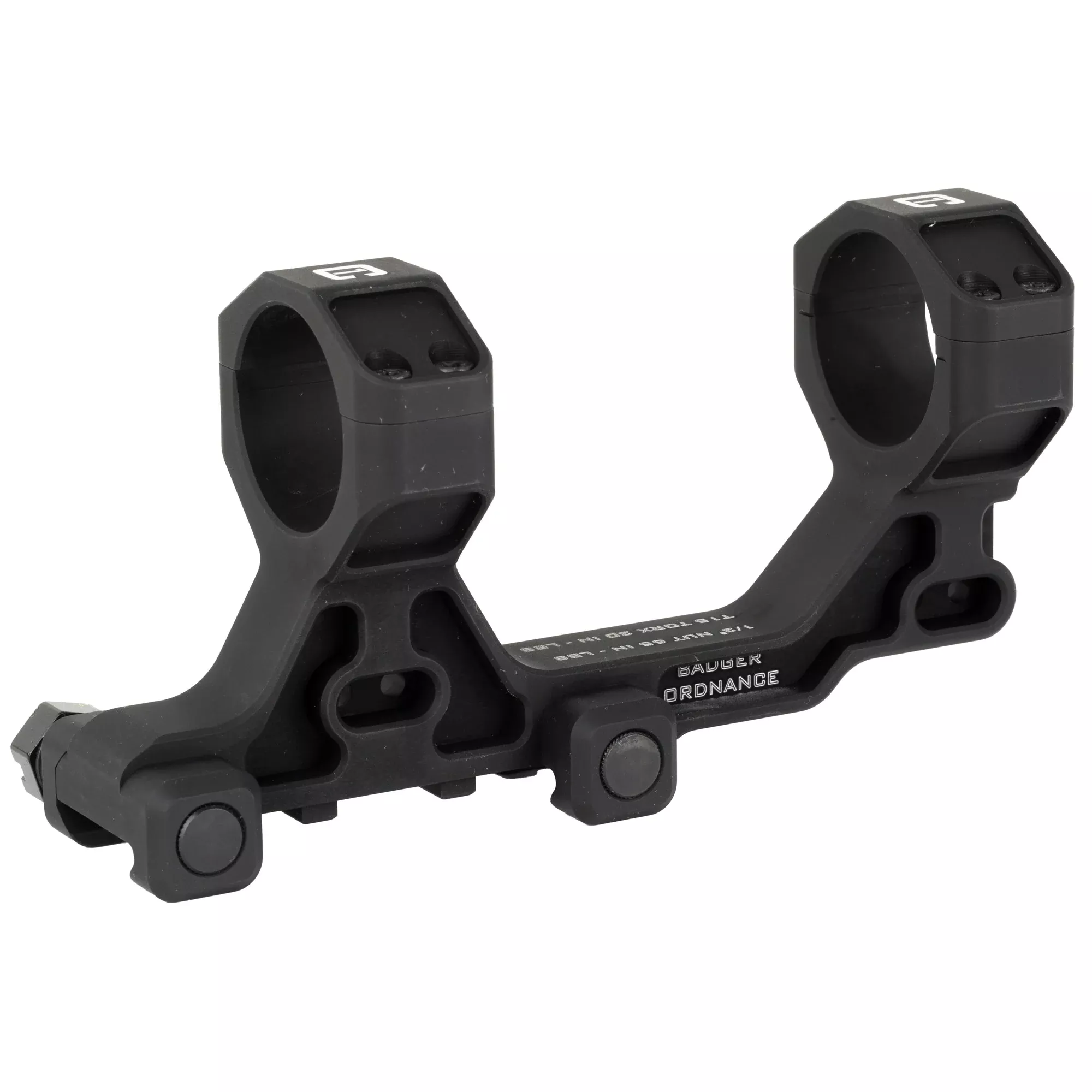 Badger Ordnance Condition One Modular Mount 30mm 1.93" – Black