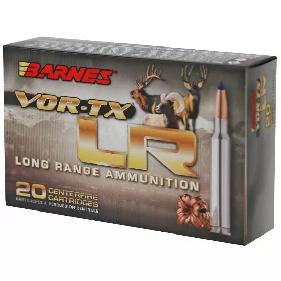 BARNES 7MM REM MAG VOR-TX LONG RANGE 139GR LRX BT, 20RD BOX