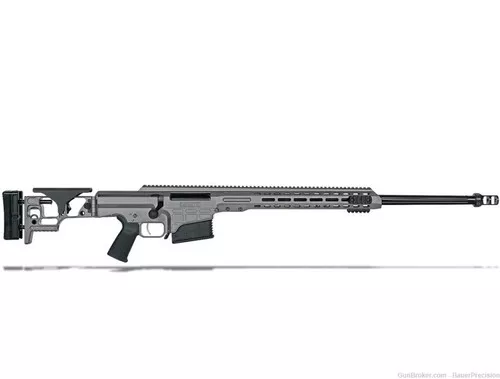 Barrett MRAD .338 Lapua 26" Rifle w/ Folding Stock - Tungsten Gray - 10 Rd