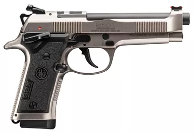 BERETTA 92X PERFORMANCE DEFENSIVE 9MM 4.9" BARREL 10-ROUNDS GRAY FIBER OPTIC SIGHTS