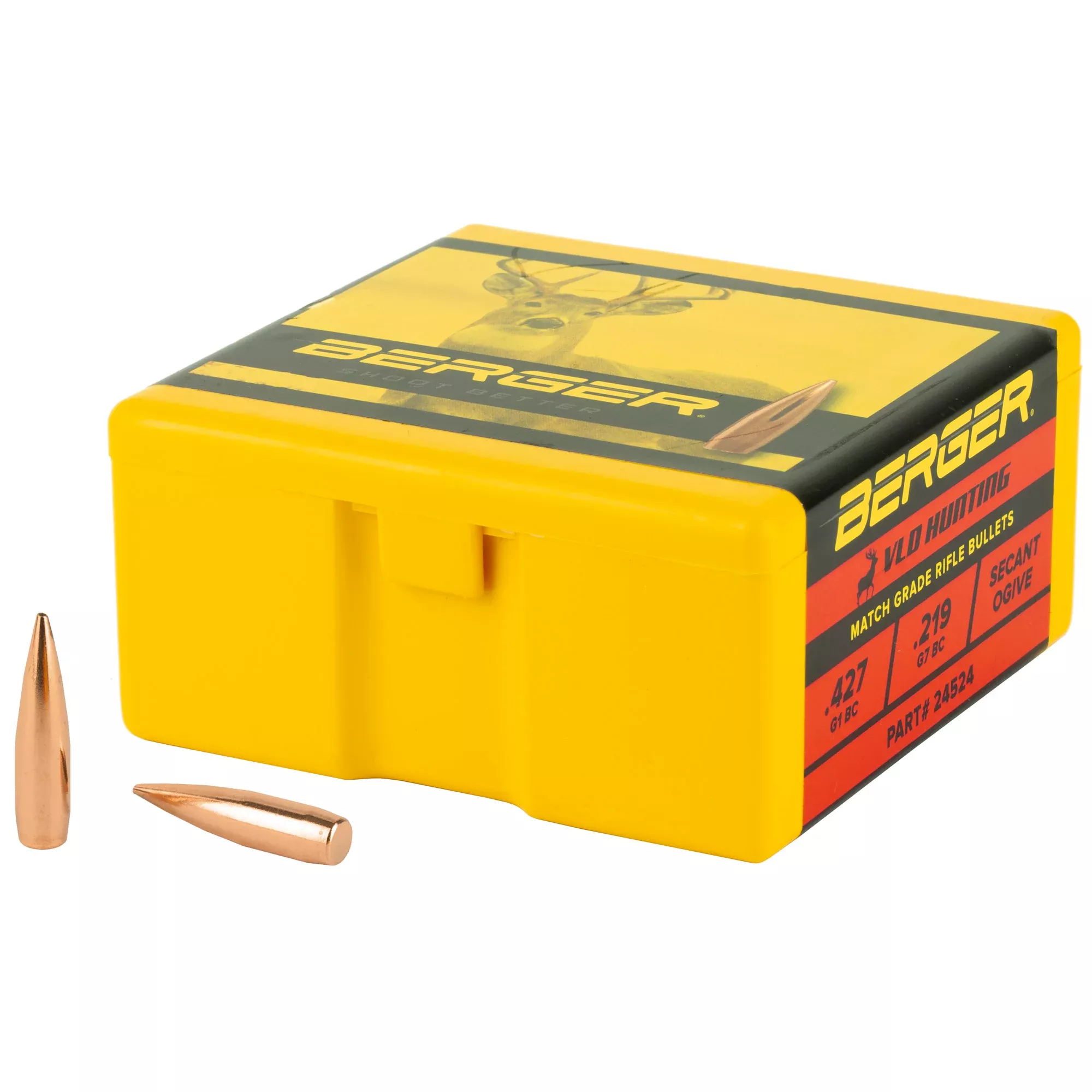 Berger .243/6mm 87 Grain Long Distance Hunting Bullets – 100 Count