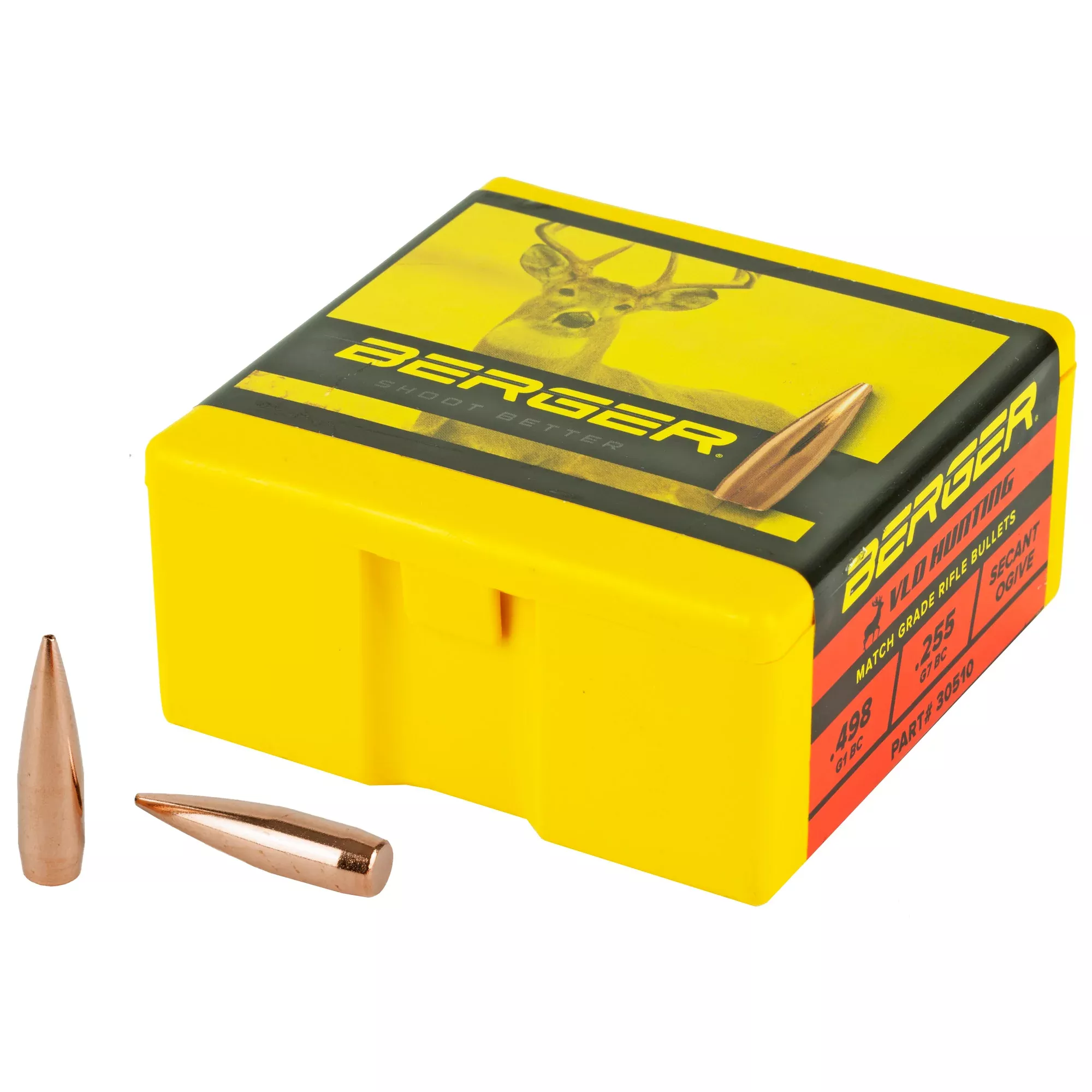 Berger .308 168gr Hunt VLD Bullets – 100 Count