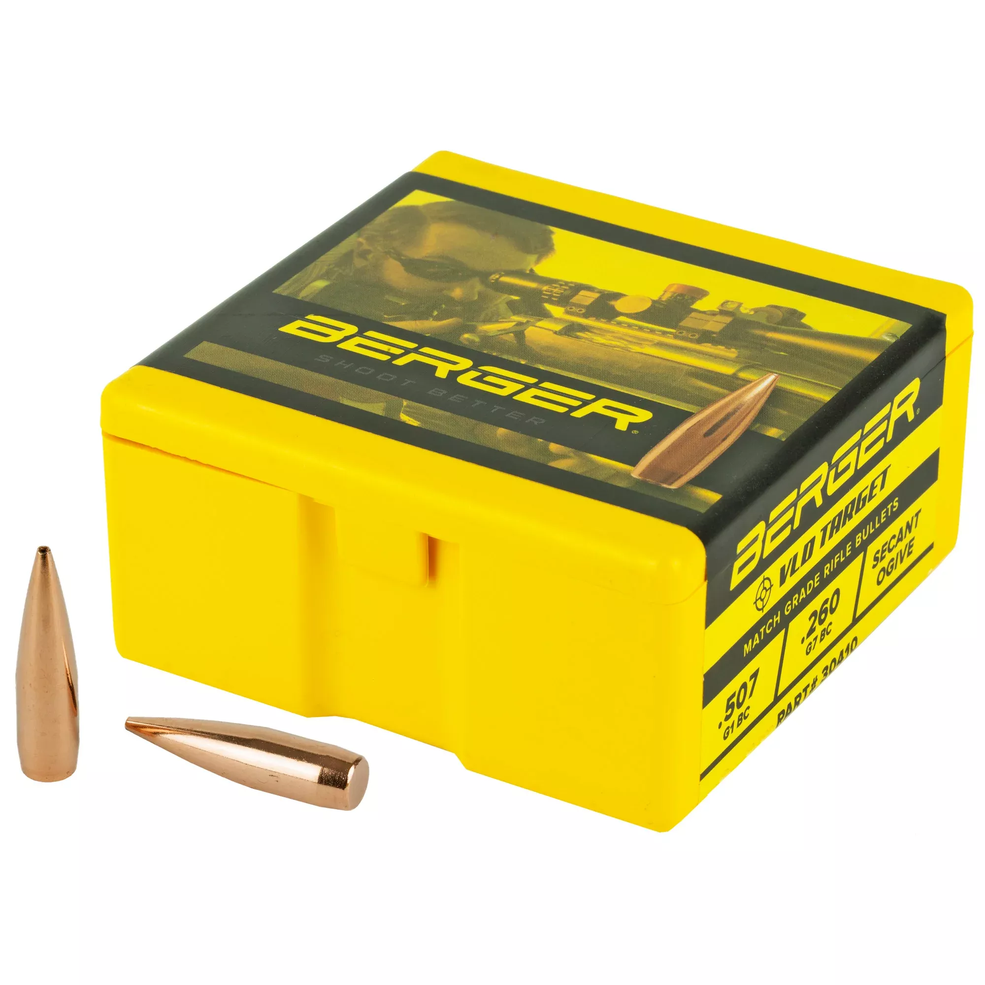 Berger .308 168gr Target VLD Bullets – 100 Count